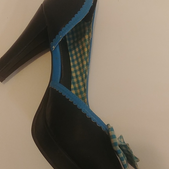 Tuk Ladies 4"Heels W Polka Dots N Bow - Picture 13 of 17